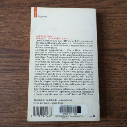 La Cité de Dieu - Volume 3 (Livres XVIII à XXII)