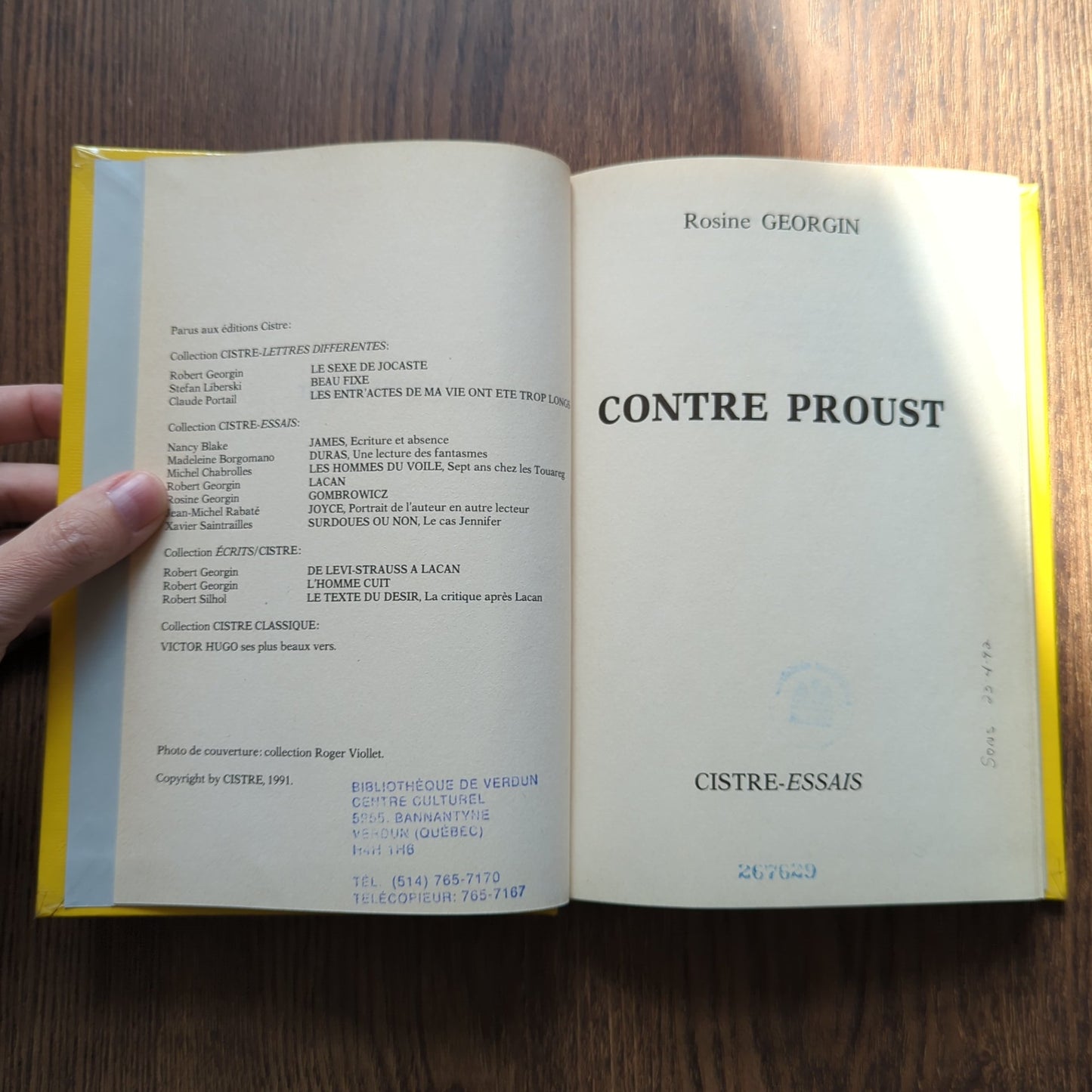Contre Proust