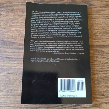 Political Writings - Including the Debate between Sieyès and Tom Paine in 1791